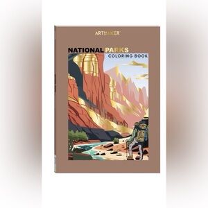 National Parks Art Maker Coloring Book